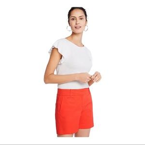 Ann Taylor Devin Fit Orange Shorts- Size 8